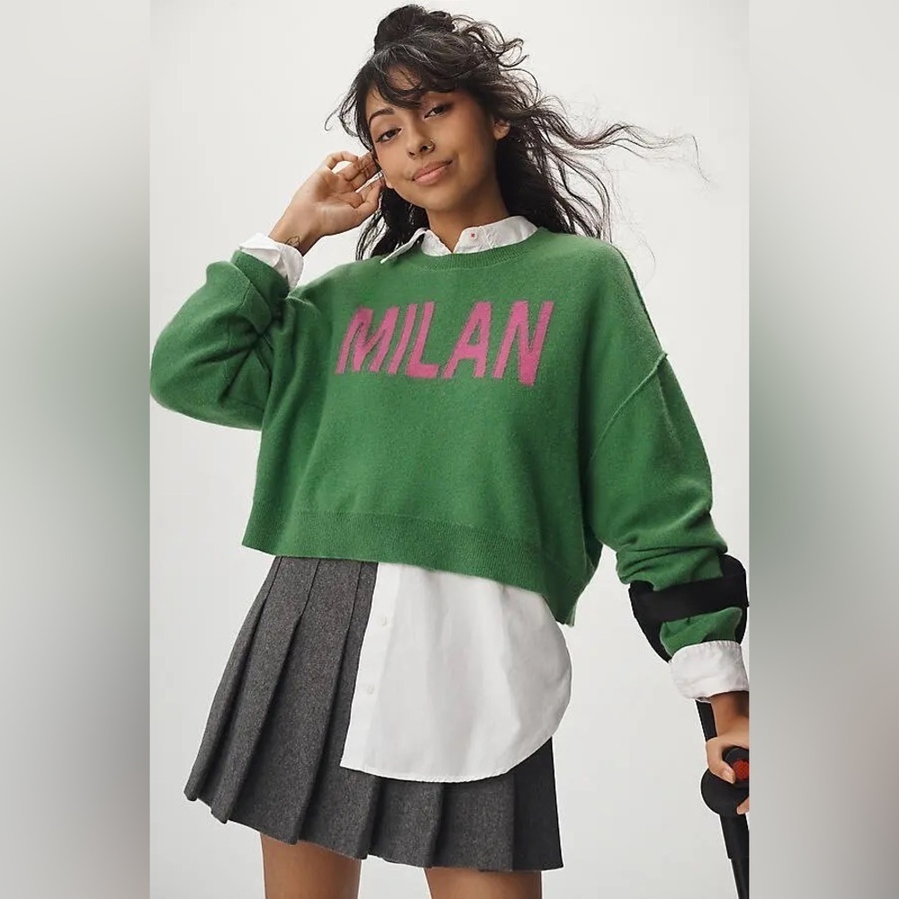 Anthropologie Pilcro Milan Cashmere Sweater XL Petite